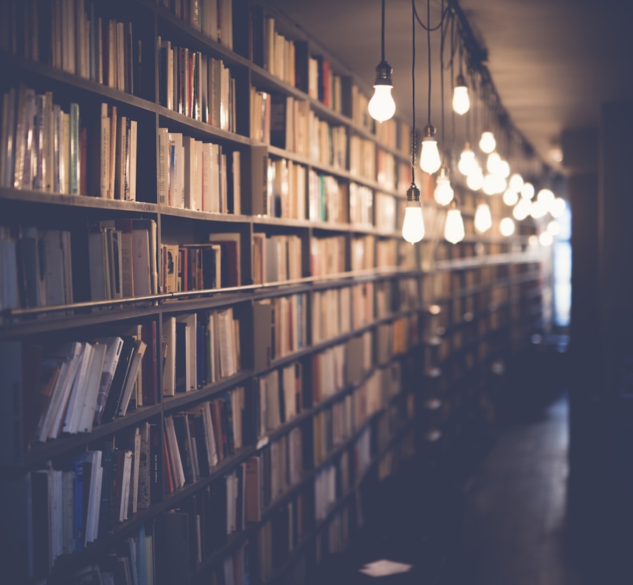Biblioteca jurídica e material de estudo